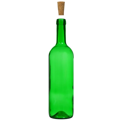 Láhev na víno 0,75 L zelená - balení 8 ks - 4
