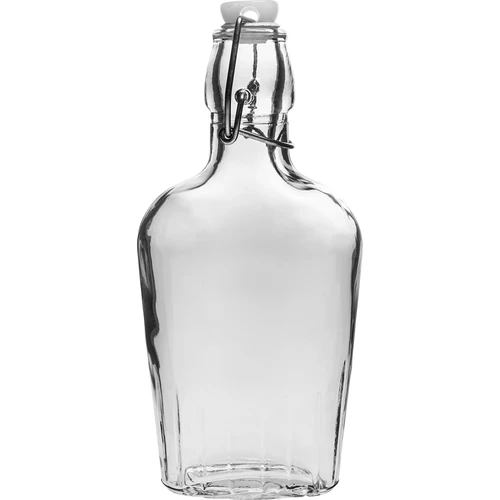 Láhev placatka 250 ml s hermetickým uzávěrem