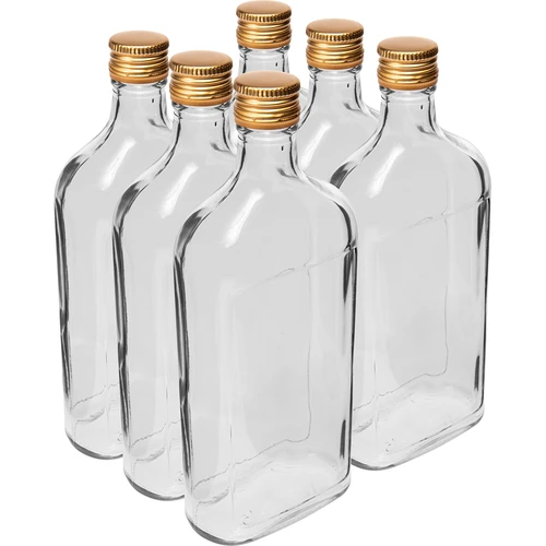 Láhev Placatka 500 ml s uzávěrem, 6 ks