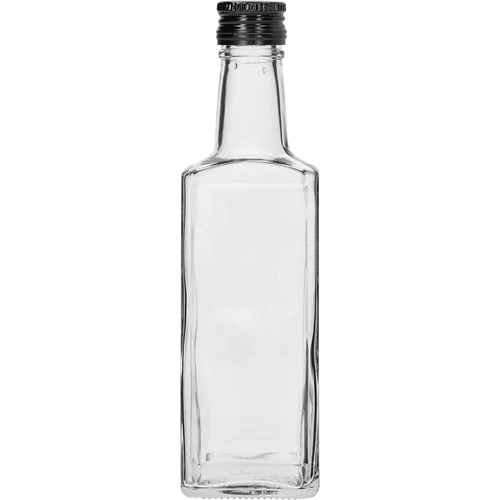 Láhev Receptura 250 ml, s černým uzávěrem, 1 ks