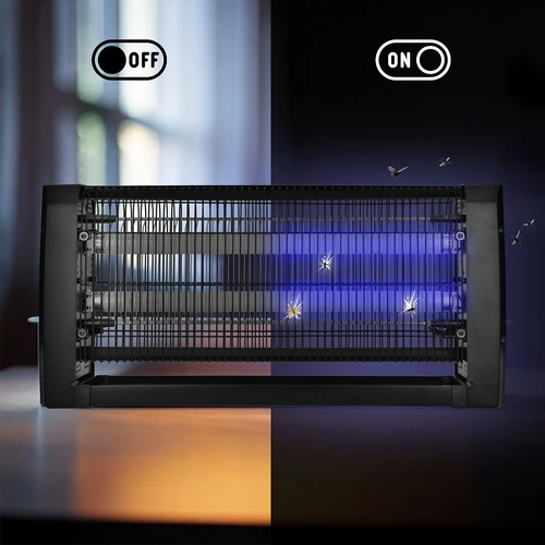 Lampa na hubení hmyzu UVA 20 W, černá - 8