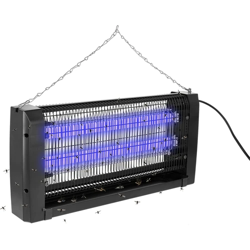 Lampa na hubení hmyzu UVA 20 W, černá - 3
