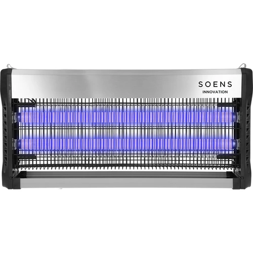 Lampa na hubení hmyzu UVA 40 W, stříbrná