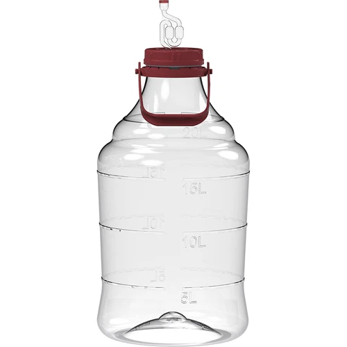 Lehký, nerozbitný balón na víno s držadlem, 20 L