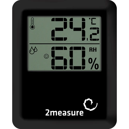 Meteostanice – elektronická, bezdrátová, černá - typ A - 2