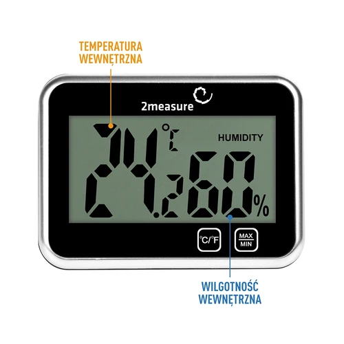 Meteostanice – elektronická, bezdrátová, černá - typ B - 5