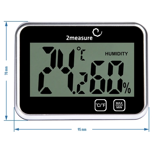 Meteostanice – elektronická, bezdrátová, černá - typ B - 7
