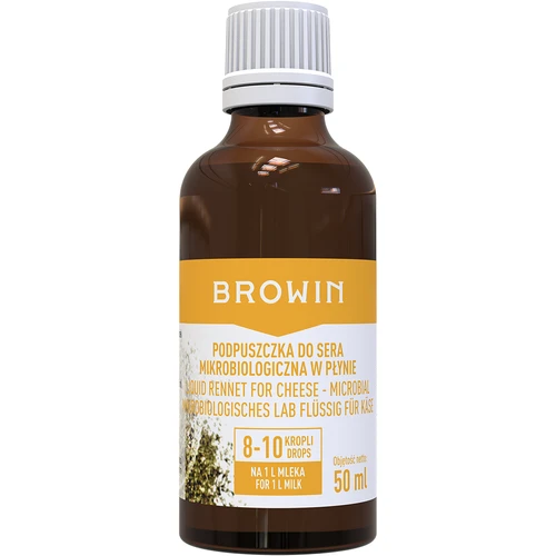 Mikrobiologické syřidlo na sýr v tekuté formě 50 ml