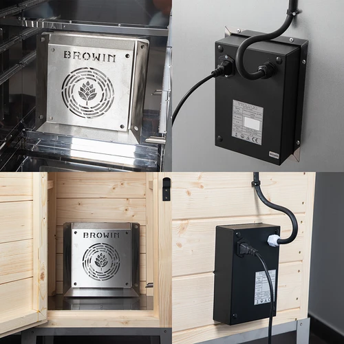 Modul topného tělesa s ventilátorem, 1,5 kW – pro zahradní udírny - 5