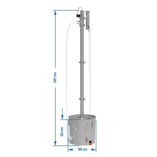 Modulární destilátor 30 L Freja - elektrický - 21