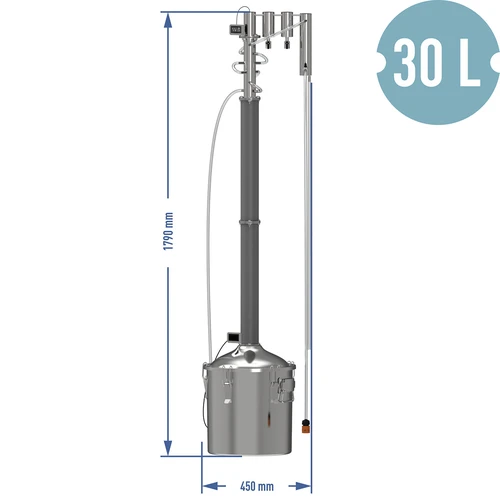 Modulární destilátor Convex elektrický 30 L - Perun - 19