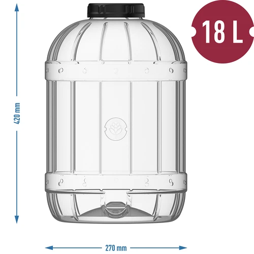 Multifunkční sklenice 18L s víčkem - 5