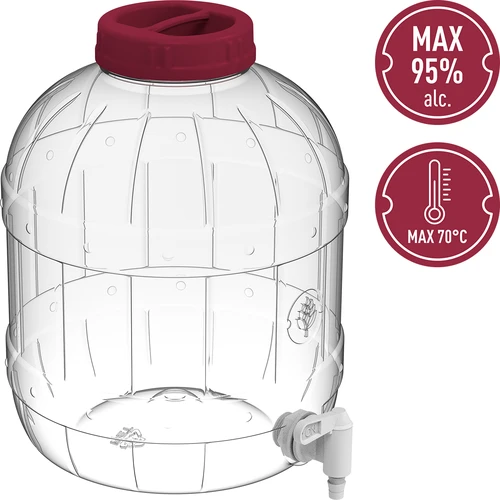 Multifunkční sklenice s kohoutkem 10L - 4