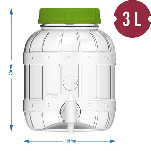 Multifunkční sklenice s kohoutkem 3L - 6