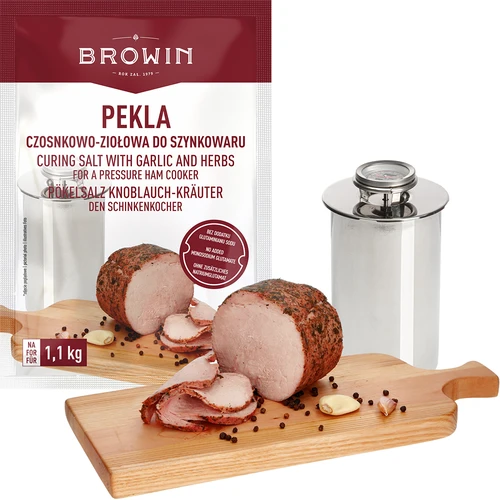 Nakládací sůl s česnekem a bylinkami do šunkovaru, 100 g - 4