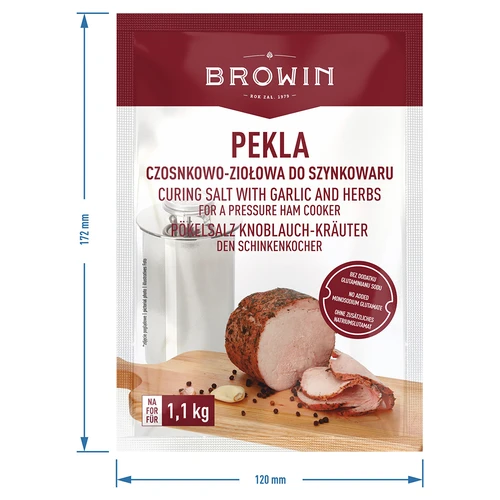 Nakládací sůl s česnekem a bylinkami do šunkovaru, 100 g - 5