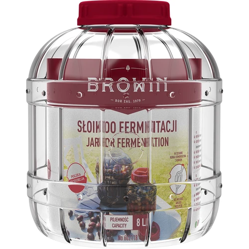 Nepraskající, multifunkční sklenice na fermentaci, 8L - 2