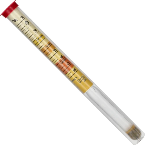 Nerozbitný hustoměr pro medovinu se zkumavkou, rozsah měření 10-50°Blg - 3