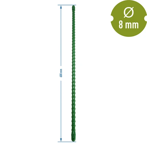 Ocelová tyčka potažená PE 0,6 m x 8 mm - 2