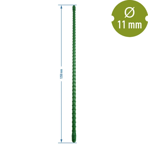 Ocelová tyčka potažená PE 1,25m x 11mm - 2