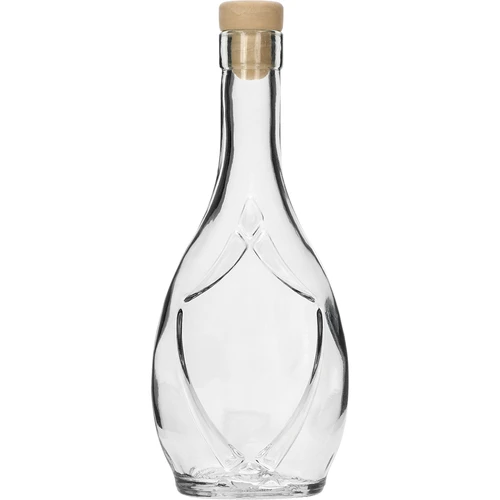 Ozdobná láhev ICONA 250 ml, se zátkou typu hříbek, 1 ks