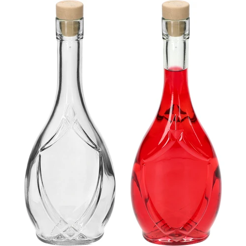 Ozdobná láhev ICONA 500 ml, se zátkou typu hříbek, 1 ks. - 3