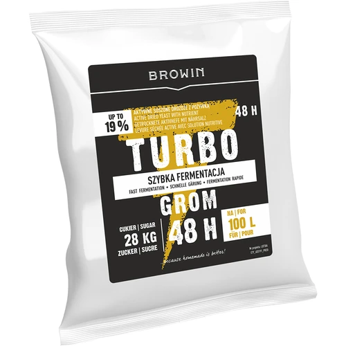 Palírenské kvasnice Turbo Grom 48h 100L - 3