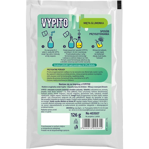 Párty sada - Vypito Máta a limetka - 3