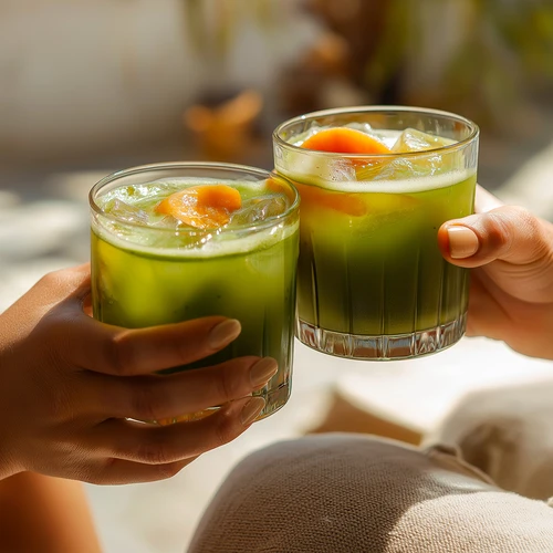 Párty sada - Vypito Matcha a meruňka - 12