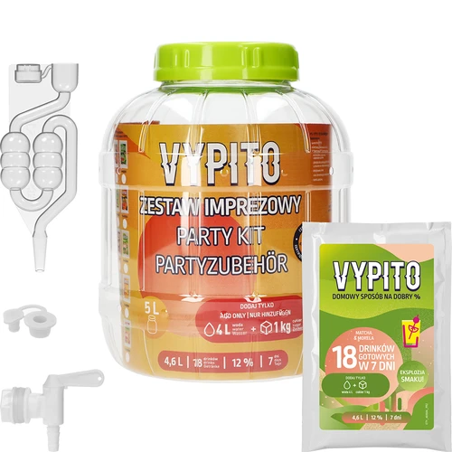 Párty sada - Vypito Matcha a meruňka