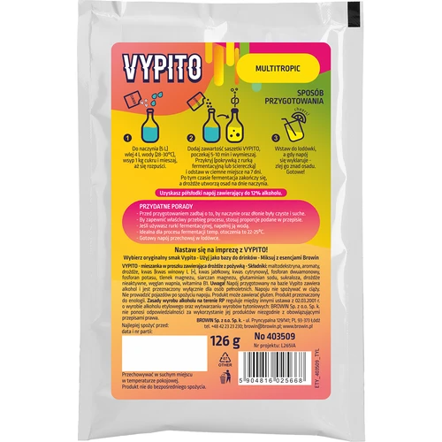Párty sada - Vypito Multitropic - 3