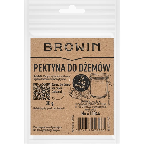 Pektin na džemy - citrusový amidovaný pro želírování, 20 g