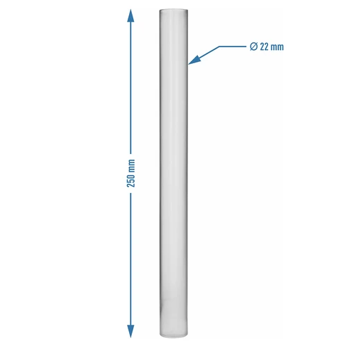 Plastový odměrný válec pro měření měřiči kapalin, 25 cm - 3