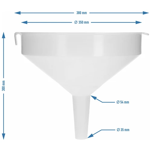 Plastový trychtýř průměr 35 cm - 5