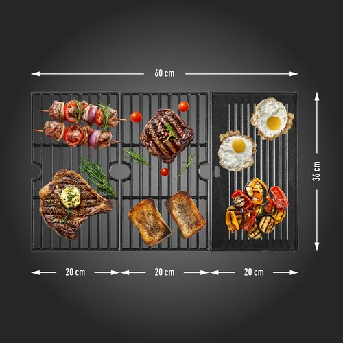 Plynový gril dragON BBQ101, 11,7 kW, černo-stříbrný - 9