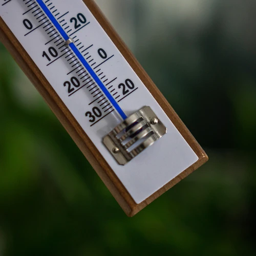 Pokojový teploměr s bílou stupnicí (-30°C do +50°C) 20cm - 4