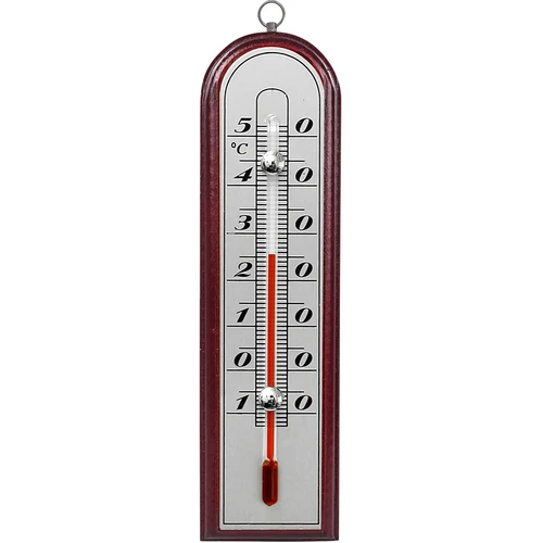 Pokojový teploměr se stříbrnou stupnicí (-10°C do +50°C) 16cm mix - 2