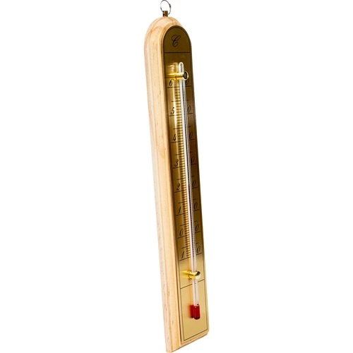 Pokojový teploměr se zlatou stupnicí (-10°C do +60°C) 28cm mix - 3