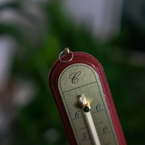 Pokojový teploměr se zlatou stupnicí (-10°C do +60°C) 28cm mix - 7
