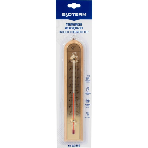Pokojový teploměr se zlatou stupnicí (-10°C do +60°C) 28cm mix - 4