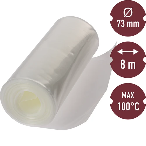 Polyamidový obal na uzeniny 8m-fi73mm, 100°C - 2