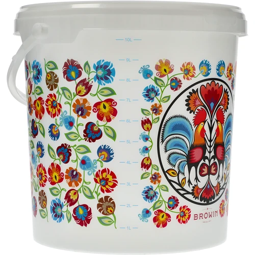 Potravinářský kbelík GWIOZDA - s víkem, 10 L - 3