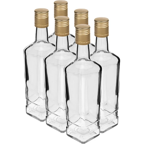 Principální láhev 500 ml s uzávěrem, 6 ks