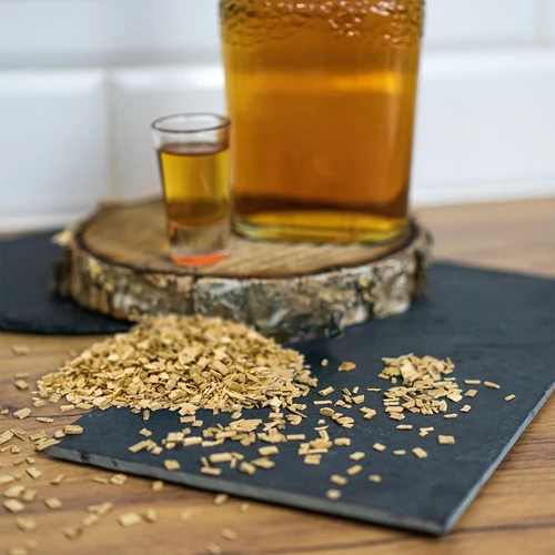 Přírodní dubové vločky pro aromatizaci alkoholů (whisky, bílé víno), 50 g - 9