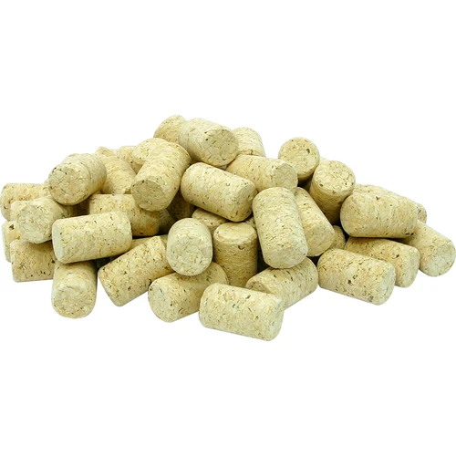 Přírodní válcový korek d.22x38 -100 ks aglomerát