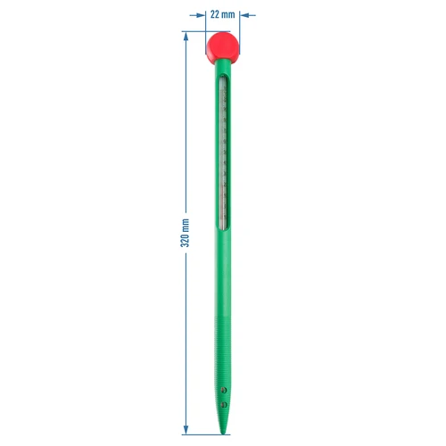 Půdní teploměr (0°C až +100°C) 32cm - 3