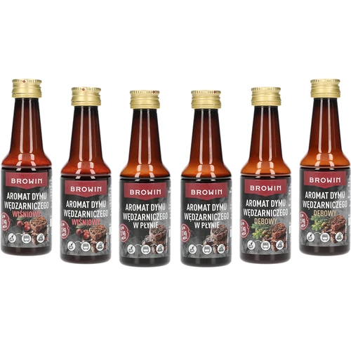 Sada aromatů tekutého kouře, 6 ks po 40 ml