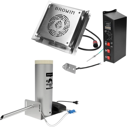Sada dragON pro udírny - elektrické moduly s digitálním ovladačem a generátorem kouře JET 1 LONG
