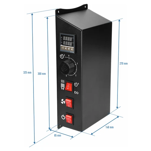Sada elektrických modulů s digitálním ovladačem - dragON 1,5 kW, pro zahradní udírny - 10