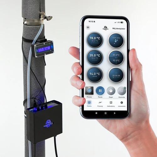 Sada hawkSTILL Wi‑Fi IQ – destilační teploměr s Wi‑Fi a displejem - 5